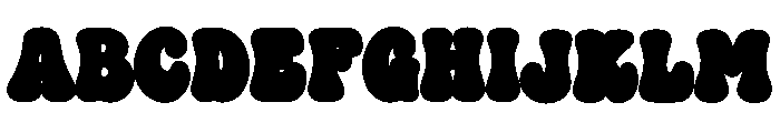 BunnyGroovyMono Font UPPERCASE