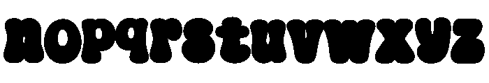 BunnyGroovyMono Font LOWERCASE