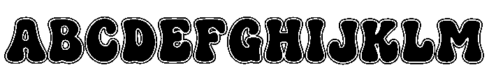 BunnyGroovyRetro Font UPPERCASE