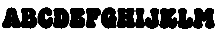 BunnyGroovySolid Font UPPERCASE