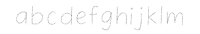 BunnyTracingDashed2 FONT