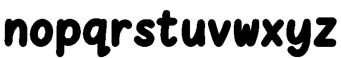 BunnyTracingRegular Font LOWERCASE