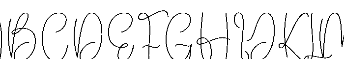 Bunnyday Font UPPERCASE