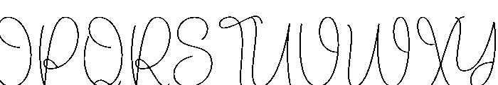 Bunnyday Font UPPERCASE