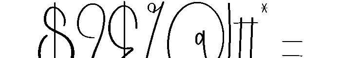 Bunnythink Font OTHER CHARS