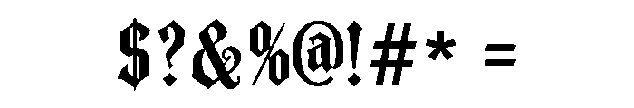 Bunstar Font OTHER CHARS