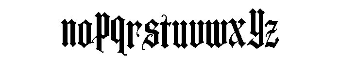 Bunstar Font LOWERCASE