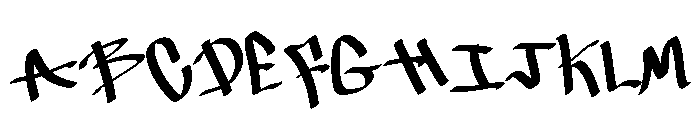 Bunzo Font UPPERCASE