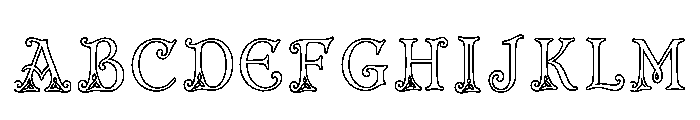 Bupre Regular Font UPPERCASE