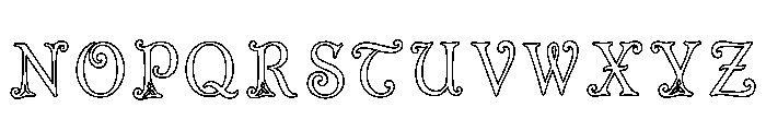 Bupre Regular Font LOWERCASE
