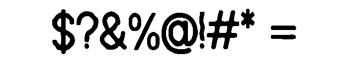 Buqo Font OTHER CHARS