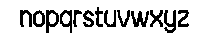Buqo Font LOWERCASE