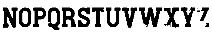 Burble VP Regular Font LOWERCASE