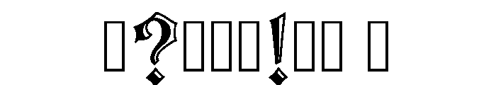 Burbot Regular Font OTHER CHARS