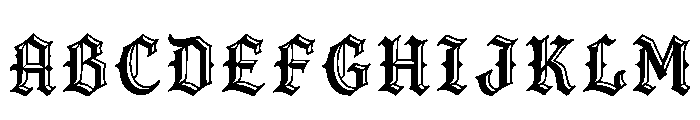 Burbot Regular Font UPPERCASE