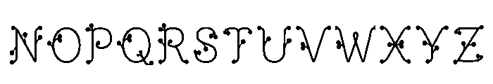 Burch Regular Font UPPERCASE