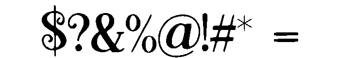 Burdekin_Plum Font OTHER CHARS