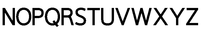 Burged Font UPPERCASE