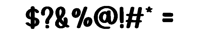 Burger Breakfast Font OTHER CHARS