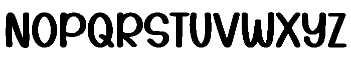 Burger Breakfast Font LOWERCASE
