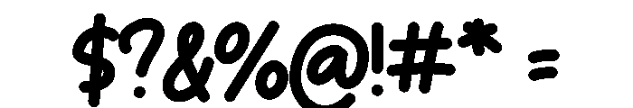 Burger Chicken Font OTHER CHARS
