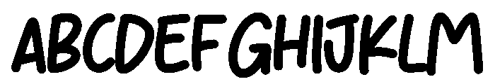 Burger Chicken Font UPPERCASE
