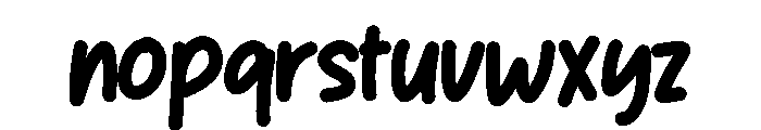 Burger Chicken Font LOWERCASE