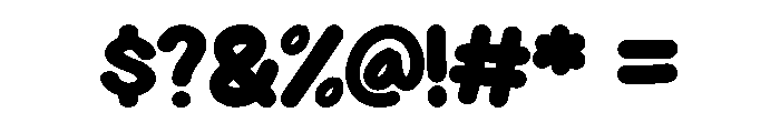 Burger Notes Regular Font OTHER CHARS