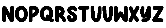 Burger Notes Regular Font UPPERCASE