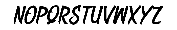 Burger Saouce Font LOWERCASE