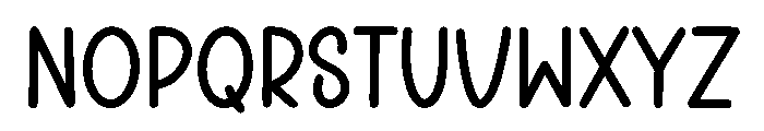 Burger Sweet Font UPPERCASE