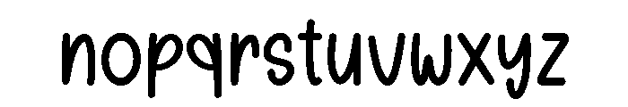Burger Sweet Font LOWERCASE