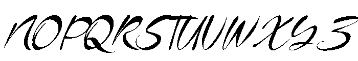 Burgiento Font UPPERCASE