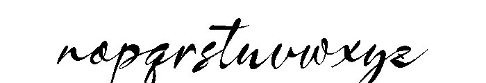 Burgiento Font LOWERCASE