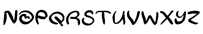 Burha Regular Font UPPERCASE