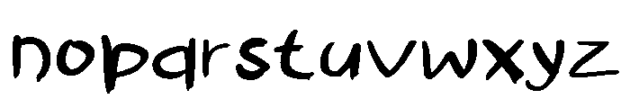 Burha Regular Font LOWERCASE