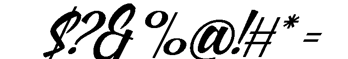 Burieds Authentic Regular Font OTHER CHARS