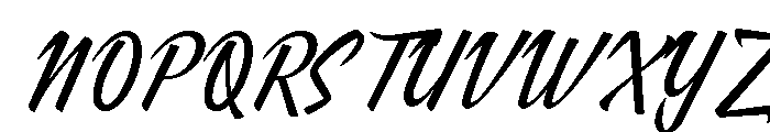 Burieds Authentic Regular Font UPPERCASE