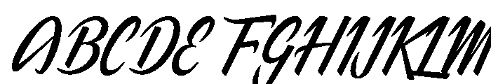 BuriedsAuthentic-Regular Font UPPERCASE