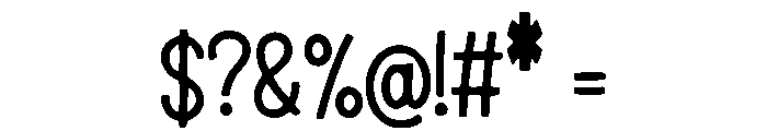 Burly_Wood Font OTHER CHARS
