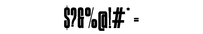 Burnian Regular Font OTHER CHARS