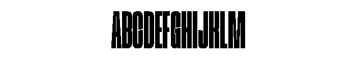 Burnian Regular Font UPPERCASE