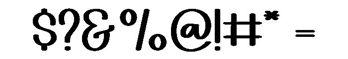Burning Summer Font OTHER CHARS