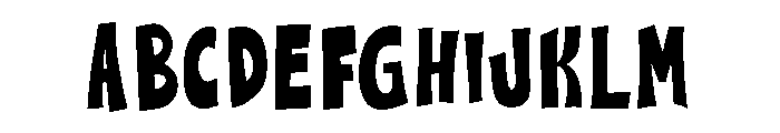 Burnout Paradise Regular Font UPPERCASE