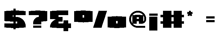 Burns Drift Font OTHER CHARS