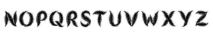 Burns Regular Font LOWERCASE