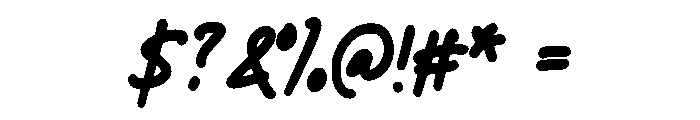 Burnt Ledger Font OTHER CHARS