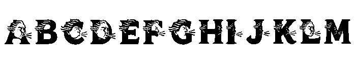 Burst Regular Font UPPERCASE