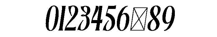 Burstlock Italic Font OTHER CHARS