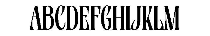 Burstlock Regular Font UPPERCASE